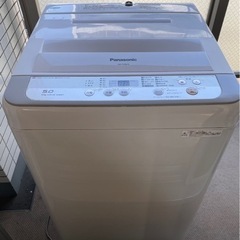 【美品】2017年製 Panasonic 全自動電気洗濯機