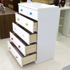 北海道/千歳市 アルファタカバ 5段チェスト セレクトミッキー 