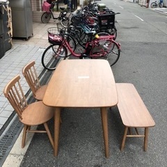 17日まで】Francfranc 昇降式リフティングテーブル ホワイト