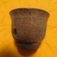 ～骨董品～絵唐津の酒盃(古唐津／黄唐津)