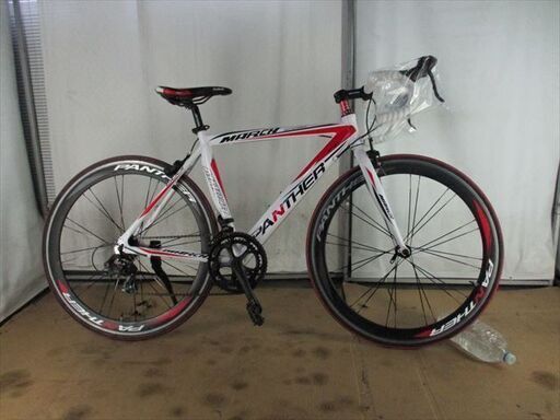 B700★23800円★整備済み スポーツ中古自転車 PANTHER　ホワイト　アルミ【ロードバイク】