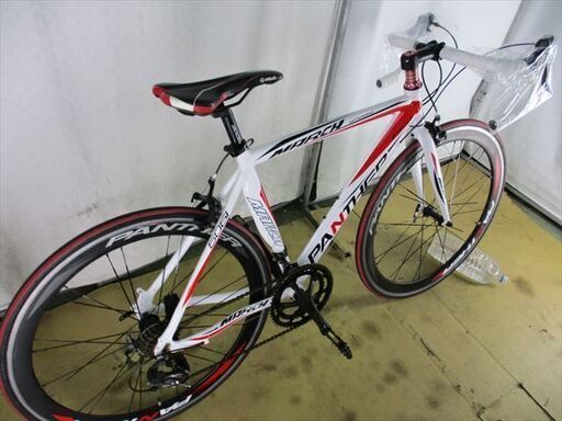 B700☆23800円☆整備済み スポーツ中古自転車 PANTHER ホワイト アルミ