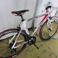 B700★23800円★整備済み スポーツ中古自転車 PANTHER　ホワイト　アルミ【ロードバイク】