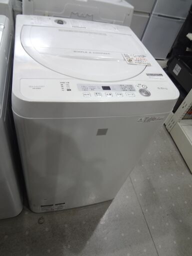 シャープ 2017年製 5.5㎏ 洗濯機 ES-G5E5 【モノ市場東海店】151