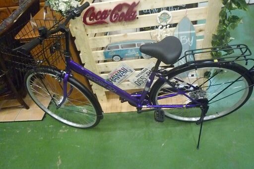 SAIMOTO DACCART MODA 27インチ シティサイクル パープル