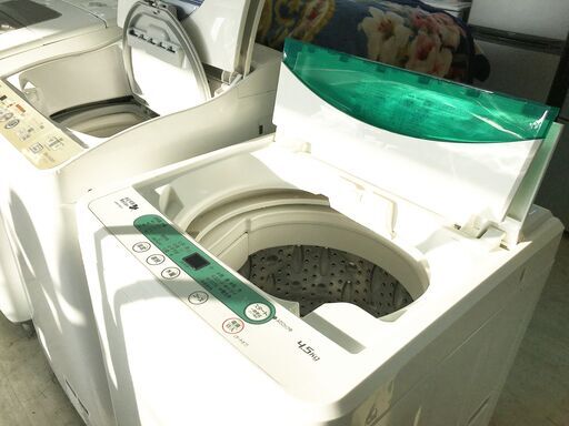 洗濯機の分解クリーニング行っています！配送設置込み！ハーブリラックス4.5K洗濯機　2017年製　分解クリーニング済み！