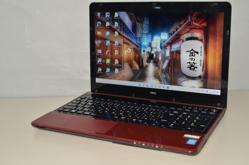 ノートパソコン NEC LS350/S 最新Windows11+office 新品爆速SSD240GB i3-4000M/メモリー4GB/ブルーレイ/15.6インチ/HDMI/無線/便利なソフト