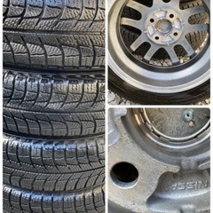 🌟✨日産純正‼️ミシュランスタッドレス‼️✨🌟配送無料‼️デイズ等‼️155/65R14 14×4.5J※ご配送可能エリアはございます。