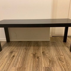 【美品・無料】IKEA黒ローテーブル