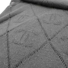 極美品 CHANEL シャネル ココマーク マトラッセ ストール マフラー