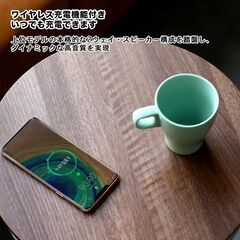 1/31迄 サイドテーブル  Bluetooth スピーカー ワイヤレス充電搭載 コーヒーテーブル ソファーデスク ナイトテーブル 1/31迄 サイドテーブル Bluetooth スピーカー ワイヤレス充電搭載