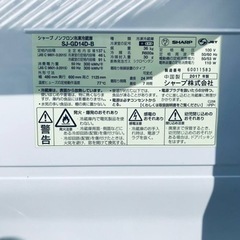 ①ET1357番⭐️SHARPノンフロン冷凍冷蔵庫⭐️