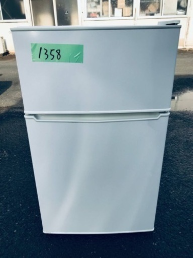 ①✨2017年製✨1358番 amadana✨電気冷凍冷蔵庫✨AT-HR11‼️