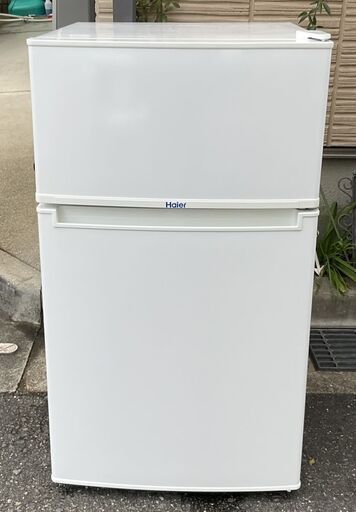 【RKGRE-805】特価！ハイアール/85L 2ドア冷凍冷蔵庫/JR-N85A/中古品/2016年製/当社より近隣無料配達！