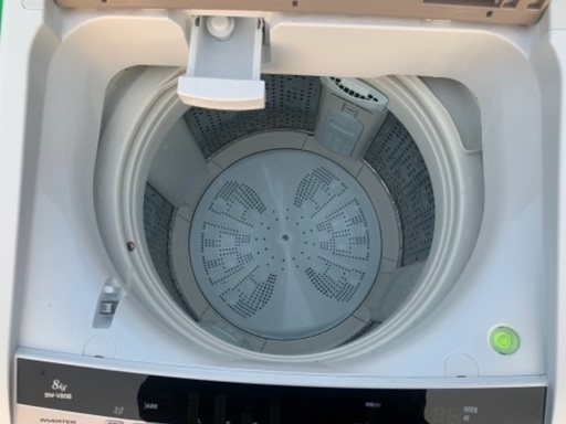 ☆2018年製 日立全自動洗濯機（BW-V80B）8K g 2018年製 NO 674 nodec