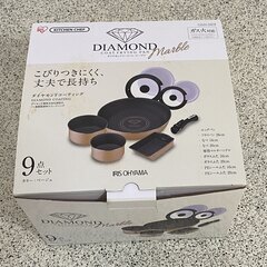 【新品・未使用】アイリスオオヤマ ダイヤモンドコートパン 9点セット