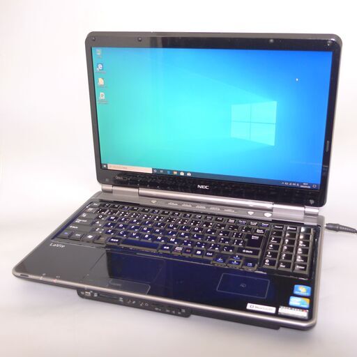 高速SSD+HDD500GB ノートパソコン 16型ワイド NEC PC-GL28RU9GL 中古良品 Core i7 8GB Blu-ray 無線 Wi-Fi Bluetooth Win10 Office有