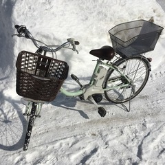 電動アシスト自転車 24インチ 3段変速 Panasonic Lithium vivi as 充電器付属