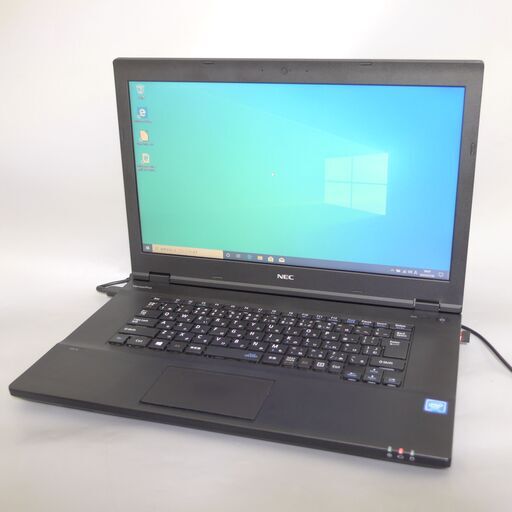 大容量HDD-500G ノートパソコン 中古美品 15.6型ワイド NEC PC-VK18EAAGV 第7世代 Celeron 8GB DVD-ROM 無線 Wi-Fi Windows10 Office