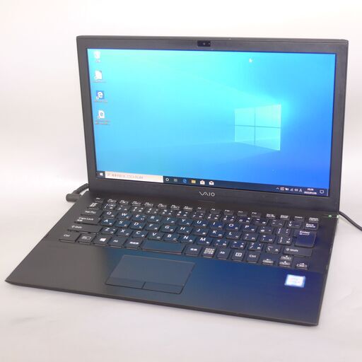 軽量 薄型 ノートパソコン 高速SSD フルHD 13型 SONY VJS131C11N 中古良品 第6世代 i5 8GB 無線 WiFi Bluetooth カメラ Win10 Office