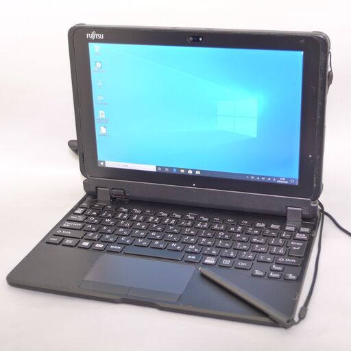 超高速SSD タブレット 10.1型 富士通 ARROWS Tab Q507/PE 中古良品 Atom x5-Z8550 4GB 無線 Wi-Fi Bluetooth webカメラ Win10 Office