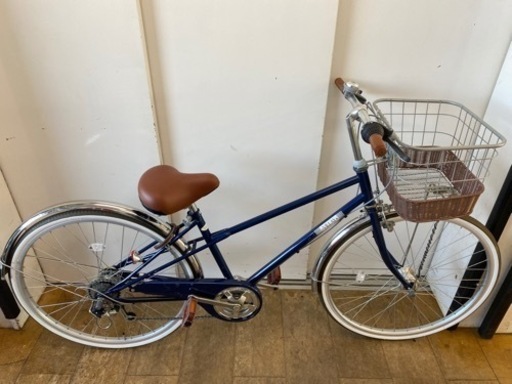 N195☆STELLAGE製☆26インチ普通自転車☆防犯登録料込み