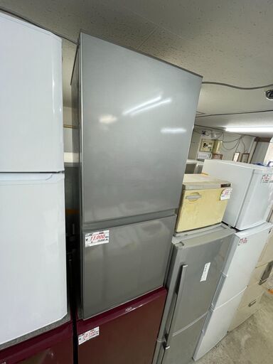 リサイクルショップどりーむ荒田店　No１１０１６　冷蔵庫　中古　アクア　２０１７年製　シルバー　激安