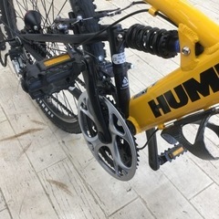 1/28 【✨6段変速✨】定価33,000円 HUMMER ハマー 26インチ マウンテンバイク LJ09016314 6段変速 イエロー