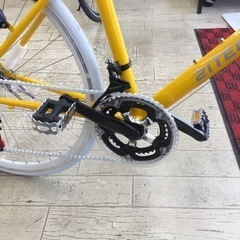 1/28 【✨新品•未使用品✨】21テクノロジー 28インチ ロードバイク ASYZ609323 7段変速 ホワイト イエロー メーカー保証1年•取扱説明書付