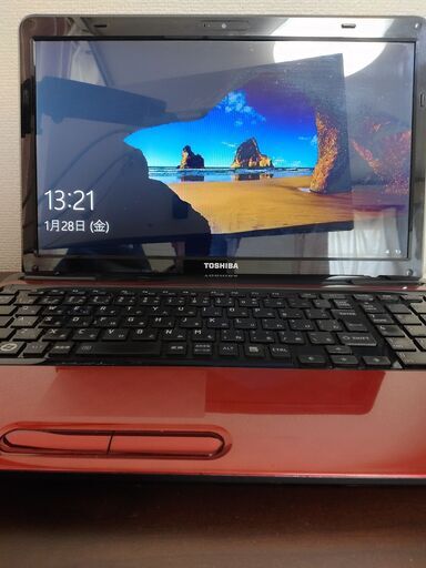 赤東芝　高速SSD240 Corei5 搭載　メモリ8G CD/DVD/読み書き　Wifi対応 テンキー　Windows10搭載