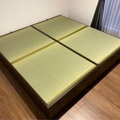 【ネット決済】収納機能付き　畳ベッド