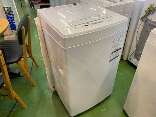 【愛品館八千代店】保証充実東芝2019年製4.5㎏全自動洗濯機