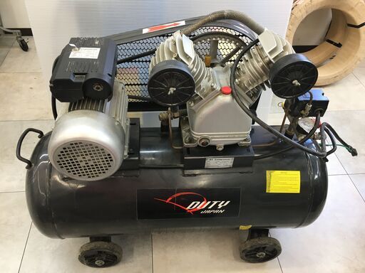 DUTY JAPAN エアコンプレッサ SG2065-90L 3馬力 100V 中古品