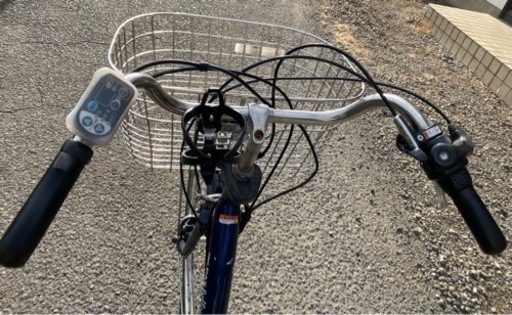 電動自転車 PAS ヤマハ ブリヂストン Raffini 青 充電器 バッテリー 付属