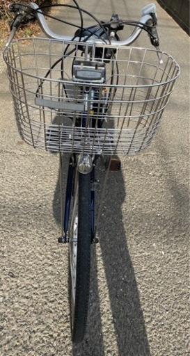 電動自転車　PAS ヤマハ　ブリヂストン　Raffini 青　充電器　バッテリー　付属