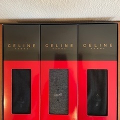 CELINE セリーヌ　メンズ ソックス　　　3足セット 新品