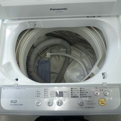 パナソニック 2016年製 5.0kg 洗濯機 NA-F50B10 【モノ市場半田店】151