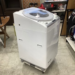 安心の6ヶ月保証付！！ SHARP 8.0kg縦型洗濯乾燥機 ES–TX830–