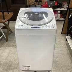 安心の6ヶ月保証付！！ SHARP 8.0kg縦型洗濯乾燥機 ES–TX830–