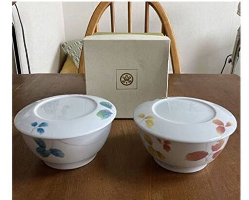 『新品、未使用』たち吉 にちにち蓋付き碗対ペアセット