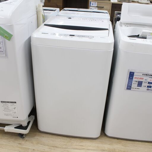 店022)ヤマダセレクト 全自動電気洗濯機 6.0kg YWM-T60G1 2019年製 YAMADASELECT