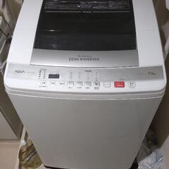 （取引中）洗濯機　AQUA AQW-KV700(S)