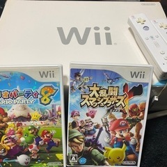Wii 本体 +スマブラ、マリオパーティ8