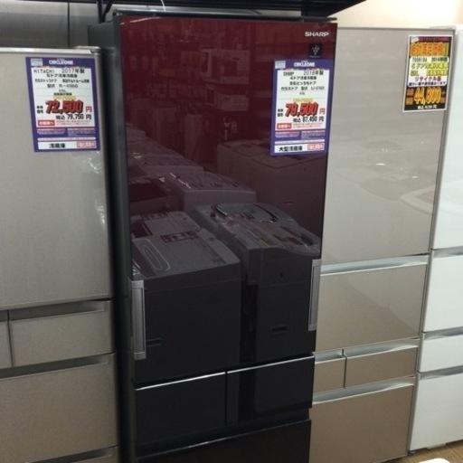 #M-104【ご来店頂ける方限定】SHARPの４ドア冷凍冷蔵庫です