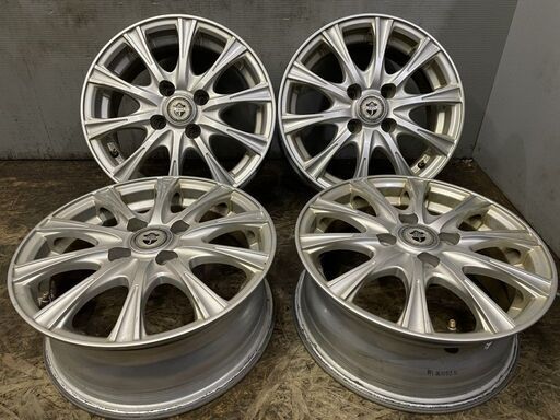 Weds JOKER ウェッズ ジョーカー 社外ホイール 14インチ 4本 5.5J4HPCD100+45 フィット デミオ等　(VHO242) クレジットカード QRコード決済可能