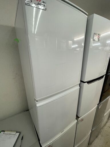 リサイクルショップどりーむ荒田店　No９５３６　冷蔵庫　中古　シャープ　１３７L　２０１５年製　白　激安