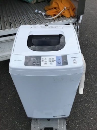名古屋市郊外配送料無料キャンペーン中　HITACHI  日立　5kg洗濯機　NW-50A  2017年製