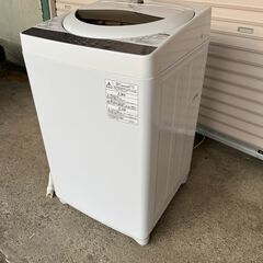 美品 TOSHIBA 5.0kg 全自動洗濯機 AW-5G6 2019年製 東芝 洗濯機 - 八代市