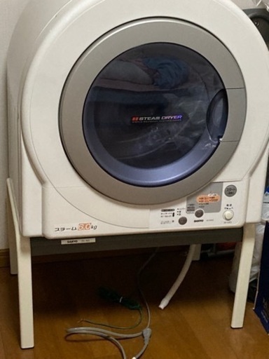 【受渡者決定】衣類乾燥機　6.0kg 設置台付き