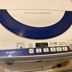 洗濯機 SHARP(シャープ) 2014年製  ES-G5E2 ...